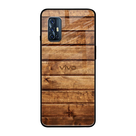 Wooden Planks Glossy Case for Vivo V17