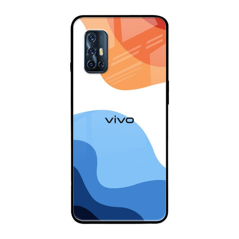 Wavy Color Pattern Glossy Case for Vivo V17