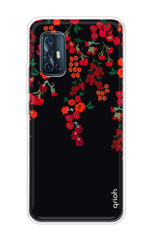 Floral Deco Soft Cover For Vivo V17