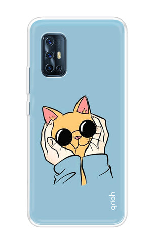 Attitude Cat Soft Cover for Vivo V17