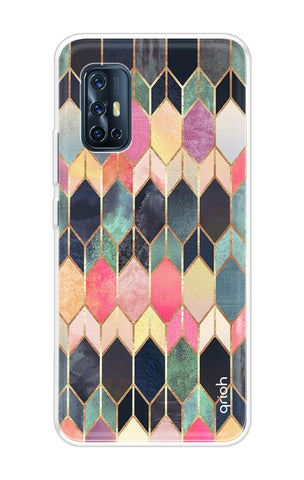 Shimmery Pattern Soft Cover for Vivo V17