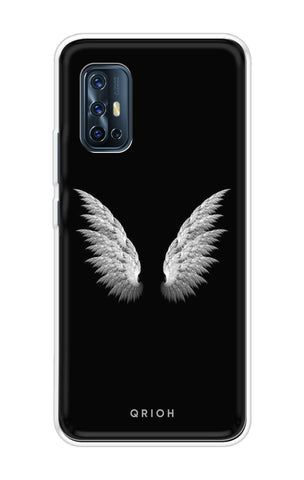 White Angel Wings Soft Cover for Vivo V17