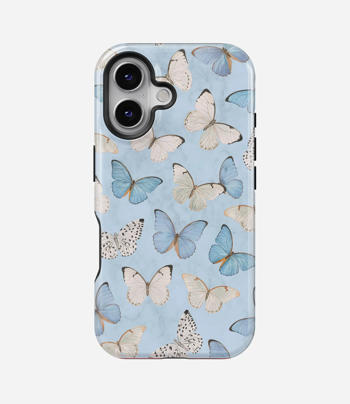 Sky Flutter Premium Tough Shining Phone Case (Double Layer) Available For All iPhone Models