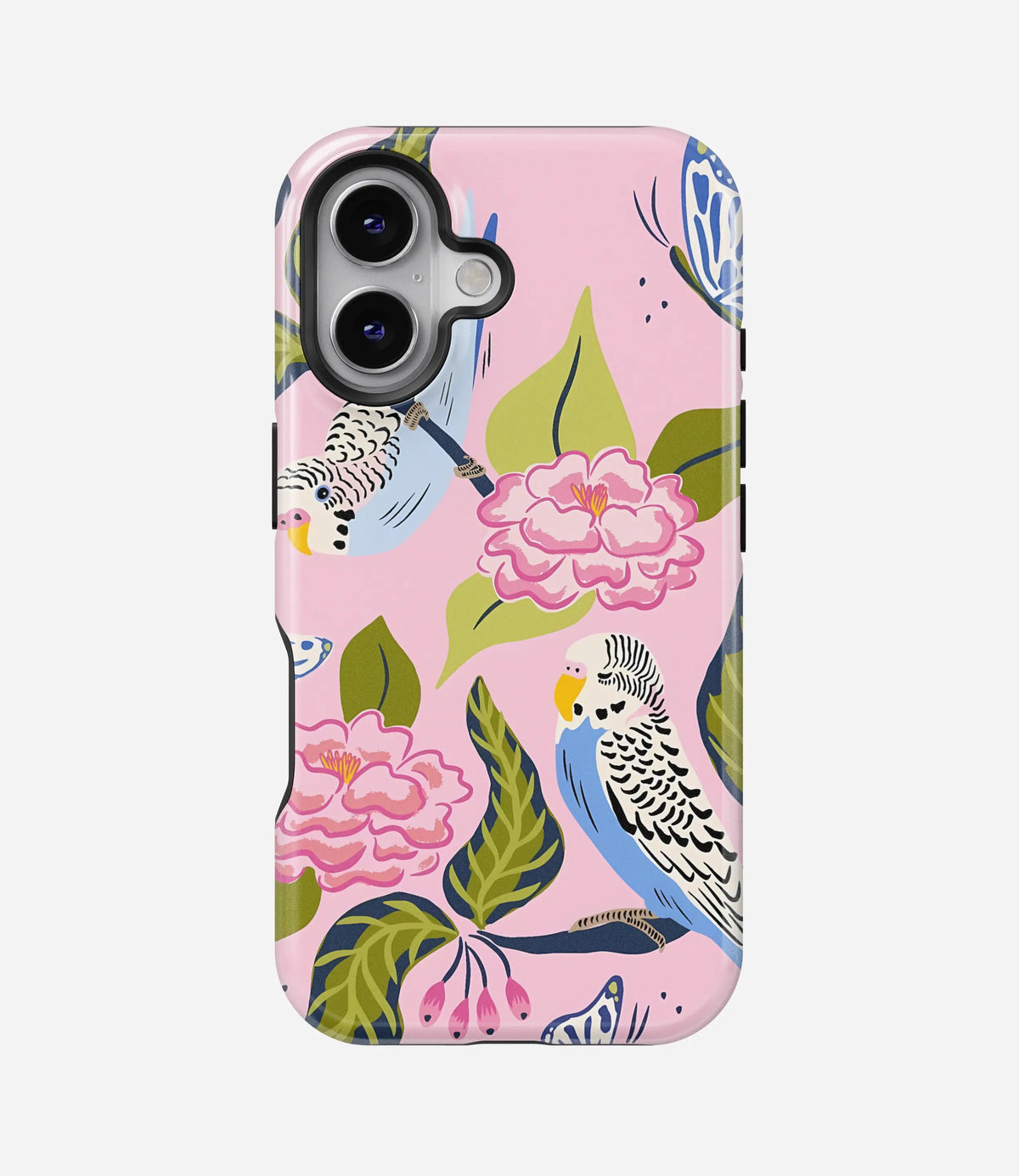 Birds of Bloom Premium Tough Shining Phone Case (Double Layer) Available For All iPhone Models