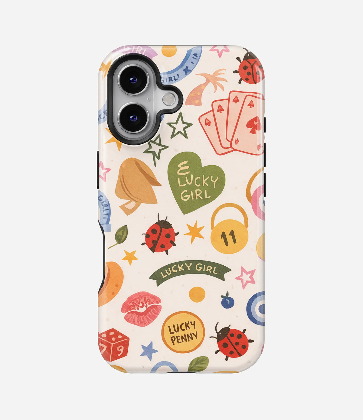 Lady Luck Premium Tough Shining Phone Case (Double Layer) Available For All iPhone Models