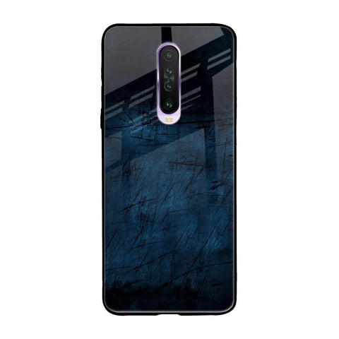 Dark Blue Grunge Glossy Case for Xiaomi Redmi K30