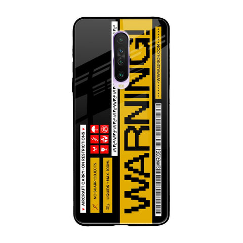 Aircraft Warning Glossy Case for Xiaomi Redmi K30