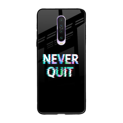 Never Quit Glossy Case For Xiaomi Redmi K30