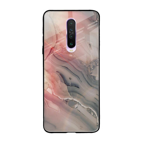 Pink And Grey Marble Glossy Case For Xiaomi Redmi K30