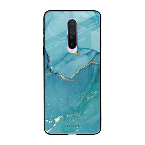 Blue Golden Glitter Glossy Case for Xiaomi Redmi K30