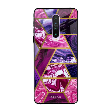 Electroplated Geometric Marble Glossy Case for Xiaomi Redmi K30