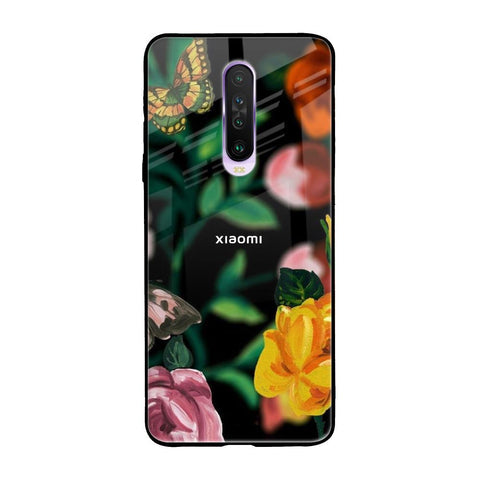 Flowers & Butterfly Glossy Case for Xiaomi Redmi K30