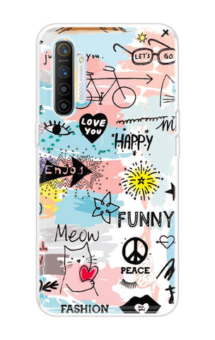 Happy Doodle Soft Cover for Realme X2