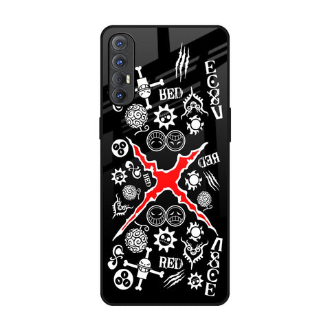 Red Zone Glossy Case for Oppo Reno 3 Pro