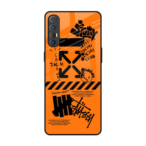 Anti Social Club Glossy Case for Oppo Reno 3 Pro