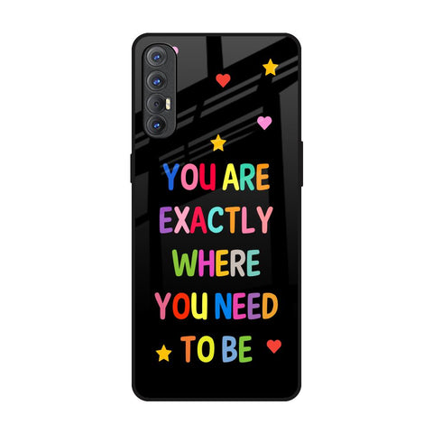 Magical Words Glossy Case for Oppo Reno 3 Pro