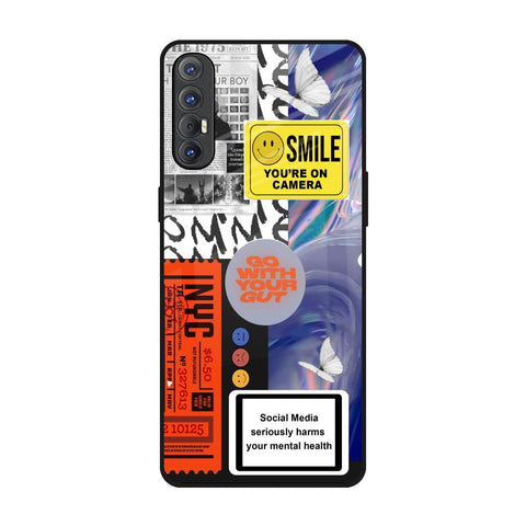 Smile for Camera Glossy Case for Oppo Reno 3 Pro