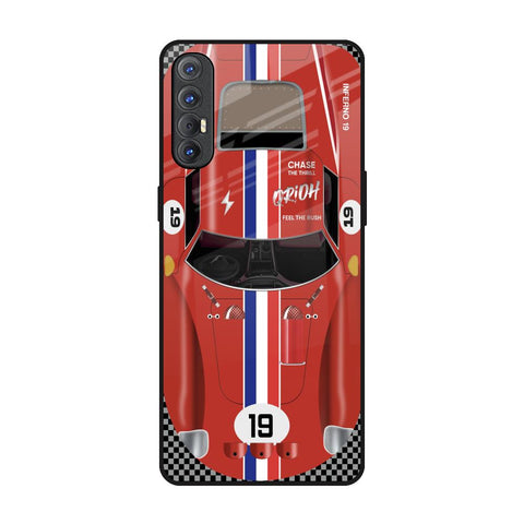 Racing Vintage Glossy Case for Oppo Reno 3 Pro