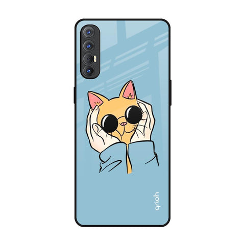 Adorable Cute Kitty Glossy Case For Oppo Reno 3 Pro
