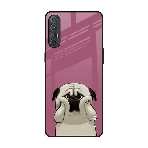 Funny Pug Face Glossy Case For Oppo Reno 3 Pro
