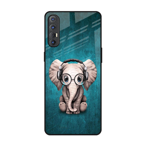 Adorable Baby Elephant Glossy Case For Oppo Reno 3 Pro