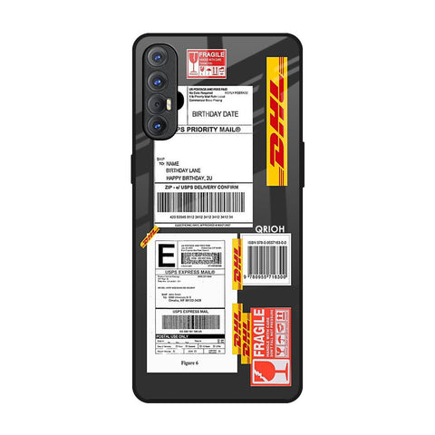 Cool Barcode Label Glossy Case For Oppo Reno 3 Pro