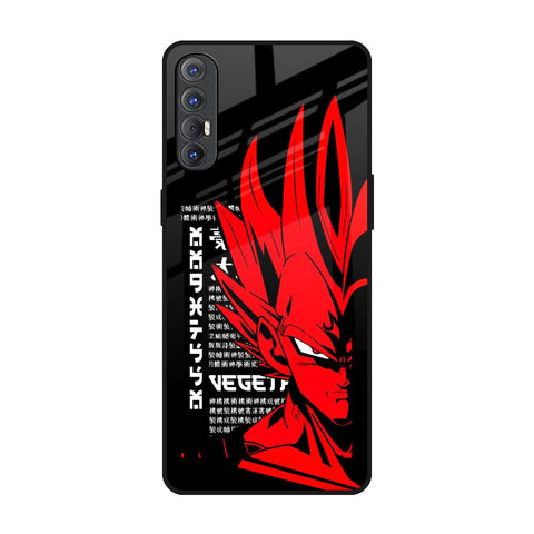Red Vegeta Glossy Case for Oppo Reno 3 Pro