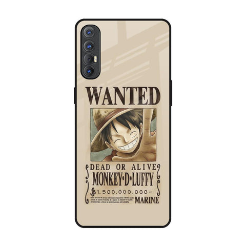 Luffy Wanted Glossy Case for Oppo Reno 3 Pro