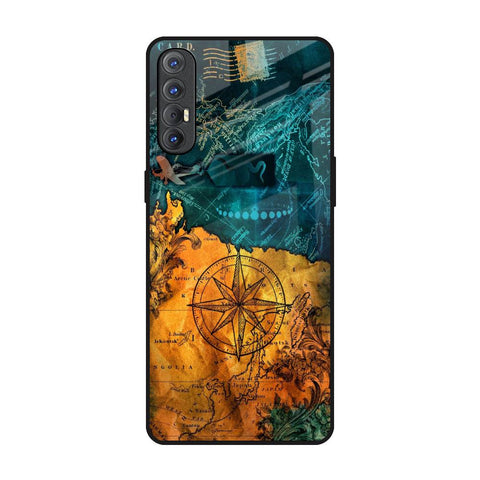 Architecture Map Glossy Case for Oppo Reno 3 Pro