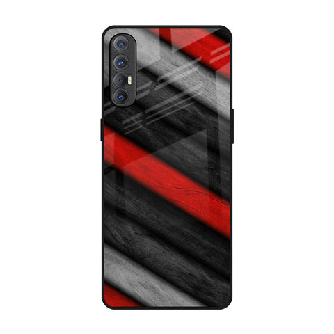 Soft Wooden Texture Glossy Case for Oppo Reno 3 Pro