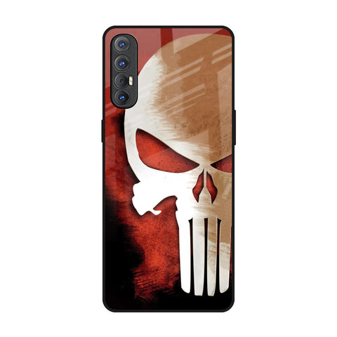 Red Skull Glossy Case for Oppo Reno 3 Pro