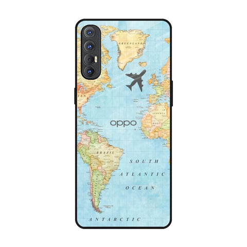Fly Around The World Glossy Case for Oppo Reno 3 Pro