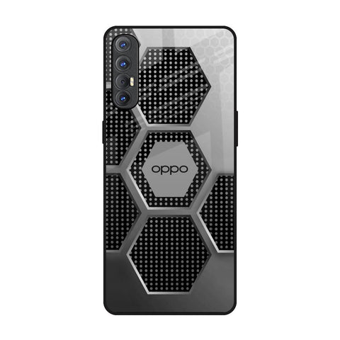 Hexagon Style Glossy Case For Oppo Reno 3 Pro