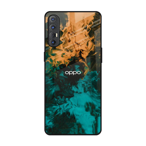 Watercolor Wave Glossy Case for Oppo Reno 3 Pro