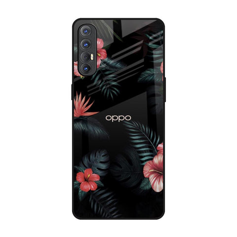 Tropical Art Flower Glossy Case for Oppo Reno 3 Pro