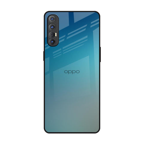 Sea Theme Gradient Glossy Case for Oppo Reno 3 Pro