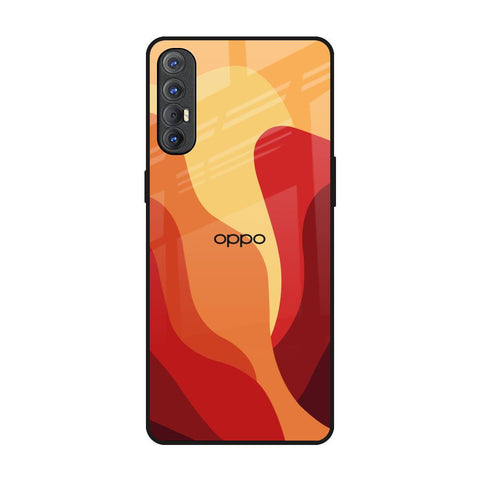 Magma Color Pattern Glossy Case for Oppo Reno 3 Pro
