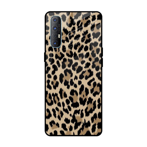 Leopard Seamless Glossy Case For Oppo Reno 3 Pro