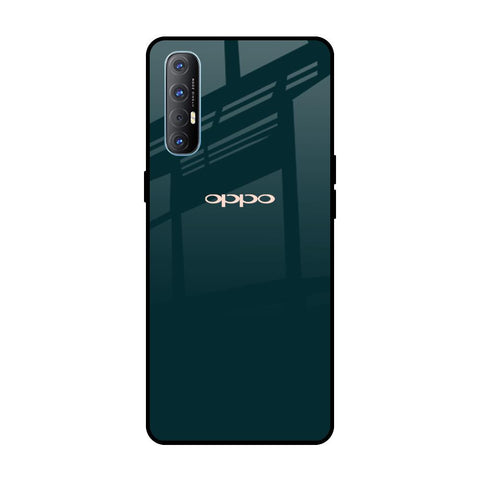 Hunter Green Glossy Case For Oppo Reno 3 Pro