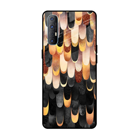 Bronze Abstract Glossy Case for Oppo Reno 3 Pro