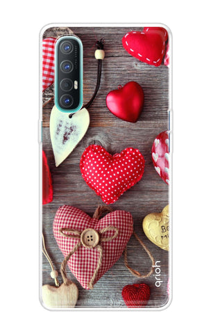 Valentine Hearts Soft Cover for Oppo Reno 3 Pro