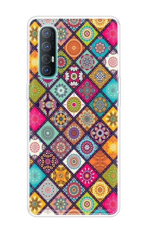 Multicolor Mandala Soft Cover for Oppo Reno 3 Pro