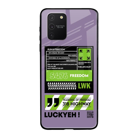 Run & Freedom Glossy Case for Samsung Galaxy S10 lite