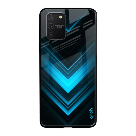 Vertical Blue Arrow Glossy Case For Samsung Galaxy S10 lite