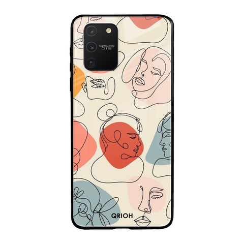 Abstract Faces Glossy Case for Samsung Galaxy S10 lite