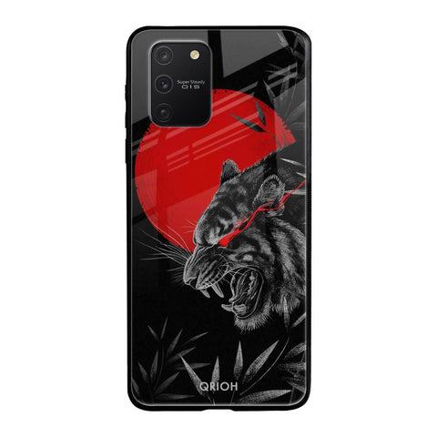 Red Moon Tiger Glossy Case for Samsung Galaxy S10 lite