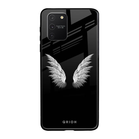 White Angel Wings Glossy Case for Samsung Galaxy S10 lite