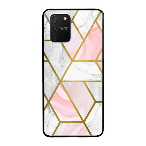 Geometrical Marble Glossy Case for Samsung Galaxy S10 lite