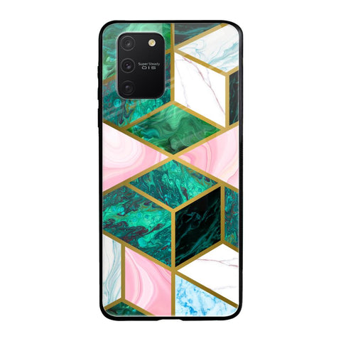 Seamless Green Marble Glossy Case for Samsung Galaxy S10 lite
