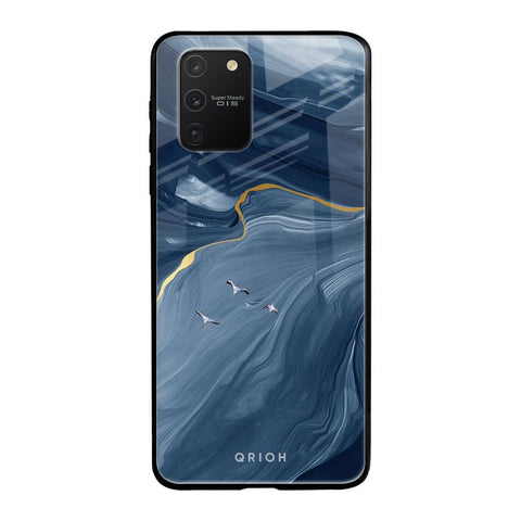 Deep Ocean Marble Glossy Case for Samsung Galaxy S10 lite